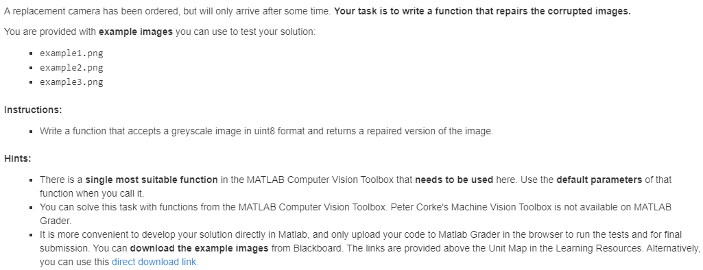 Solved As a computer vision engineer you sometimes have to | Chegg.com