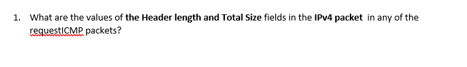 Solved 1 What Are The Values Of The Header Length And Total Chegg Com   PhpGxa9fV