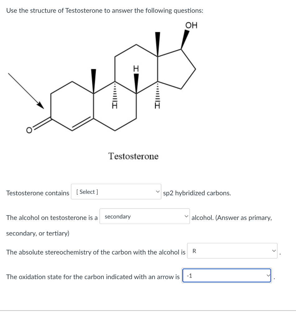 structure of testosterone