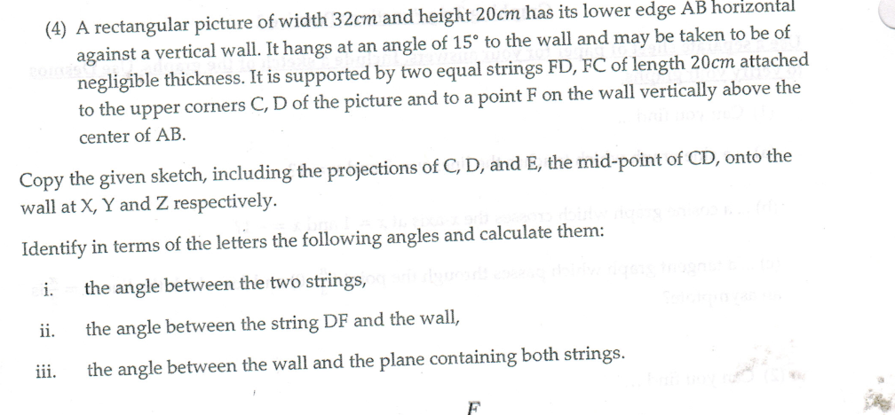 (4) A rectangular picture of width 32 cm and height | Chegg.com