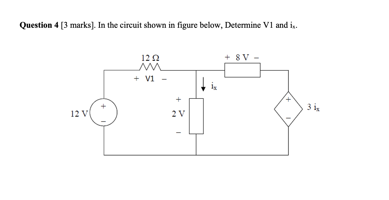 Solved In The Circuit Shown In Figure Below, Determine V1 | Chegg.com