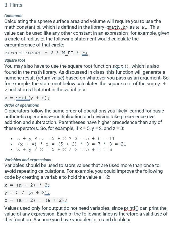 Solved 2.31 Program 2: Basic I/O and Operations 1. | Chegg.com