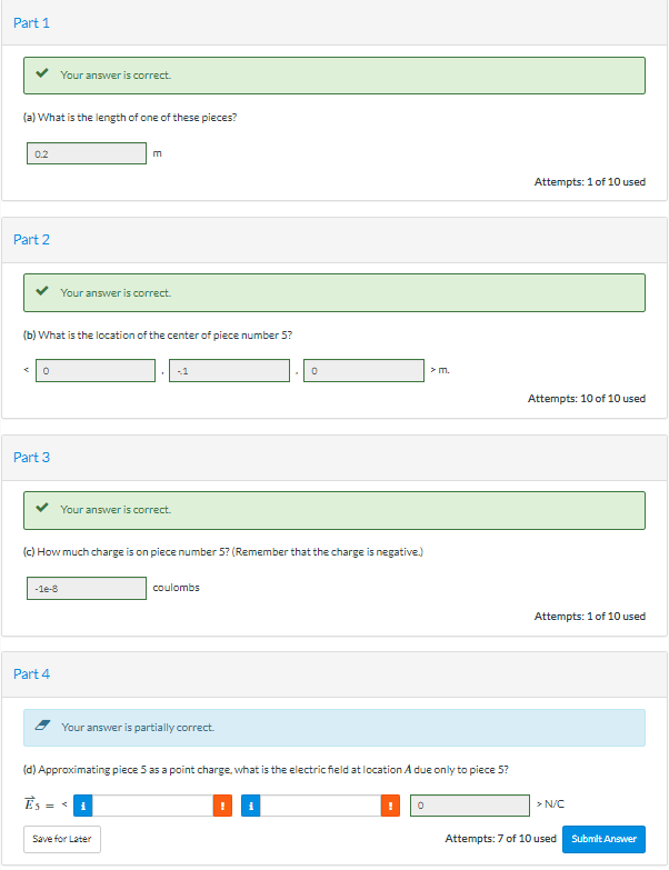 Solved A plastic rod 1.6 m long is rubbed all over with
