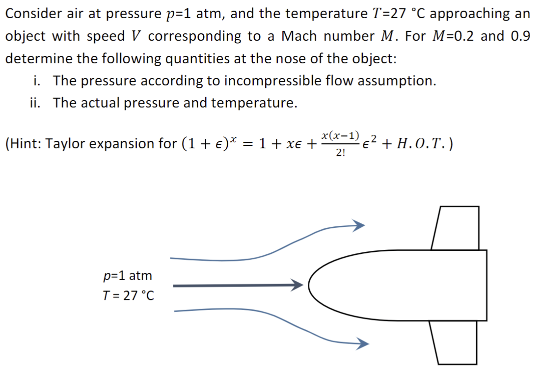 Solved Consider air at pressure p=1atm, and the temperature | Chegg.com