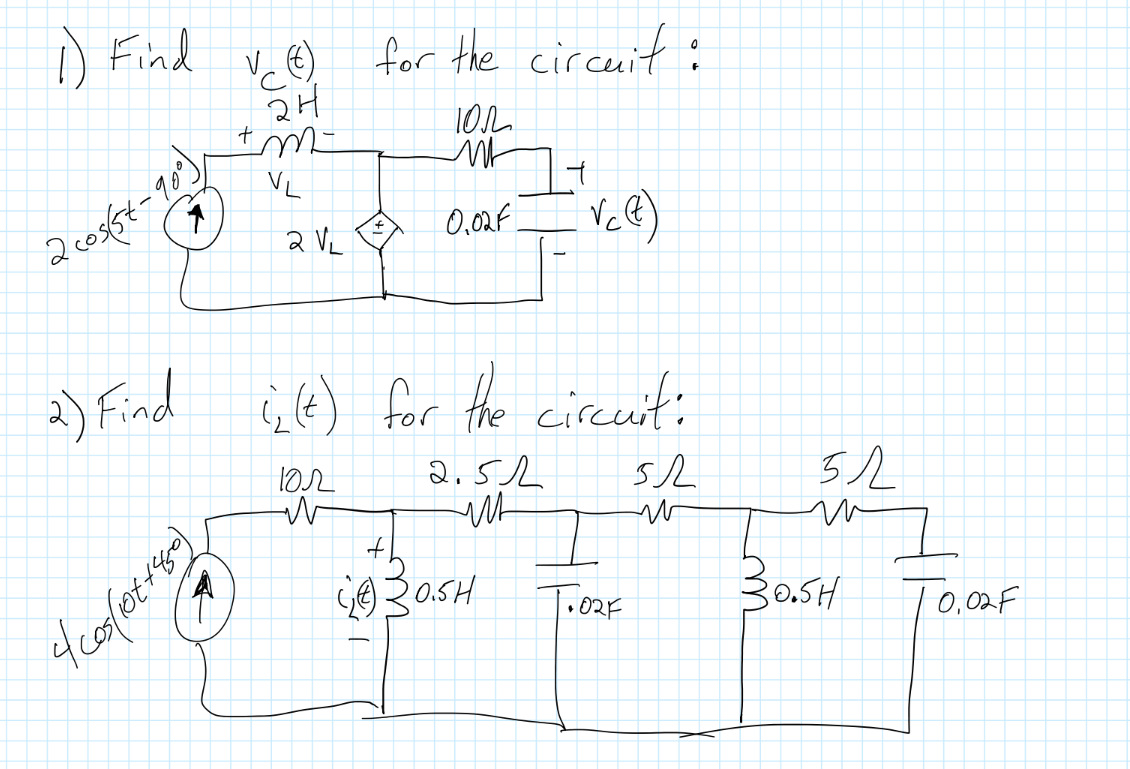 Solved Find i2(t) ﻿for the circuit: | Chegg.com