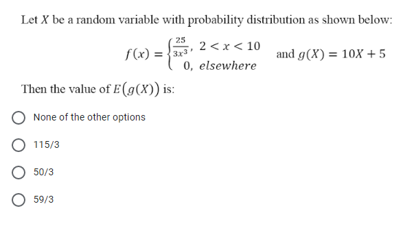 Solved Let X be a random variable with probability | Chegg.com