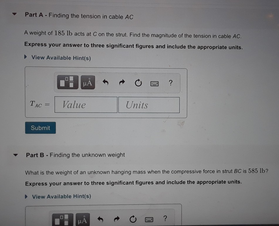 Solved Learning Goal: To Apply The Condition Of Equilibrium | Chegg.com