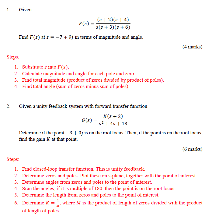 Solved 1. Given (s + 2)(s + 4) F(S) s(s+3)(s +6) Find F(s) | Chegg.com