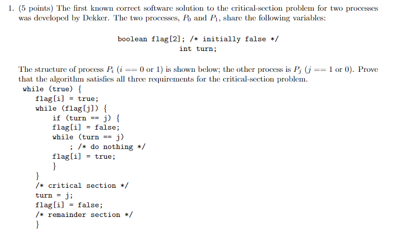 Solved 1. (5 points) The first known correct software | Chegg.com