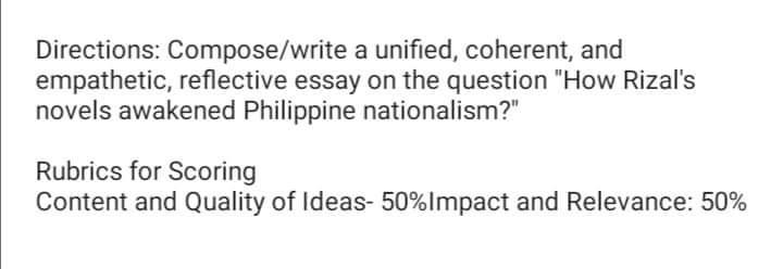 philippine nationalism essay