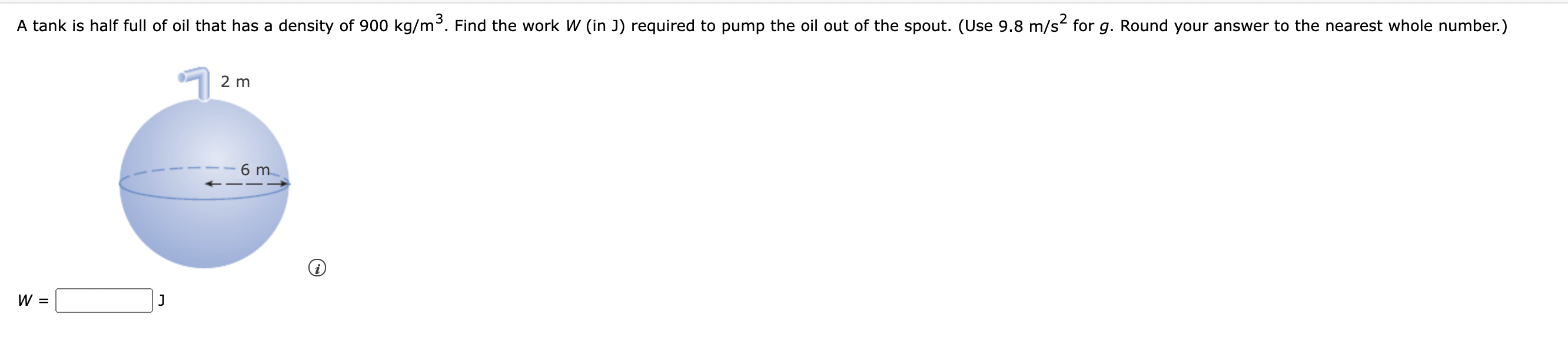 solved-a-tank-is-half-full-of-oil-that-has-a-density-of-900-chegg