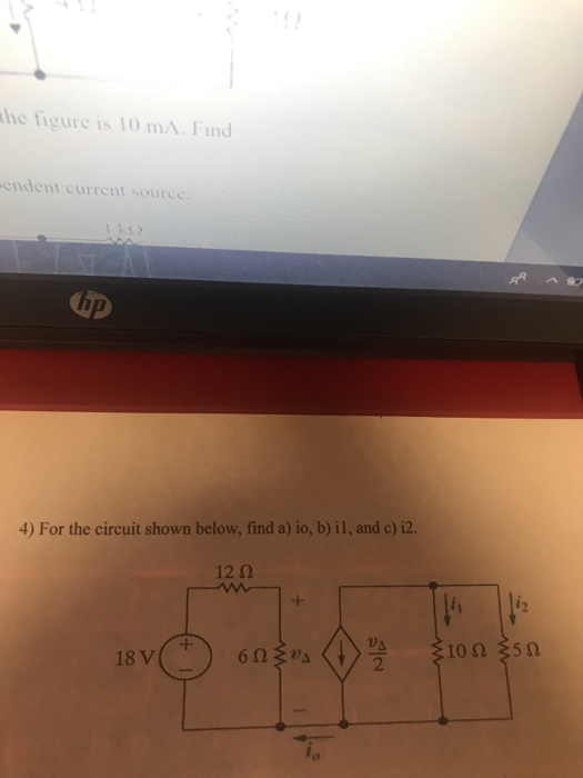 Solved For The Circuit Shown Below, Find V0 And The Total | Chegg.com