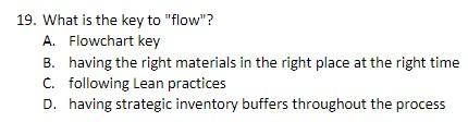 Solved 19. What is the key to 