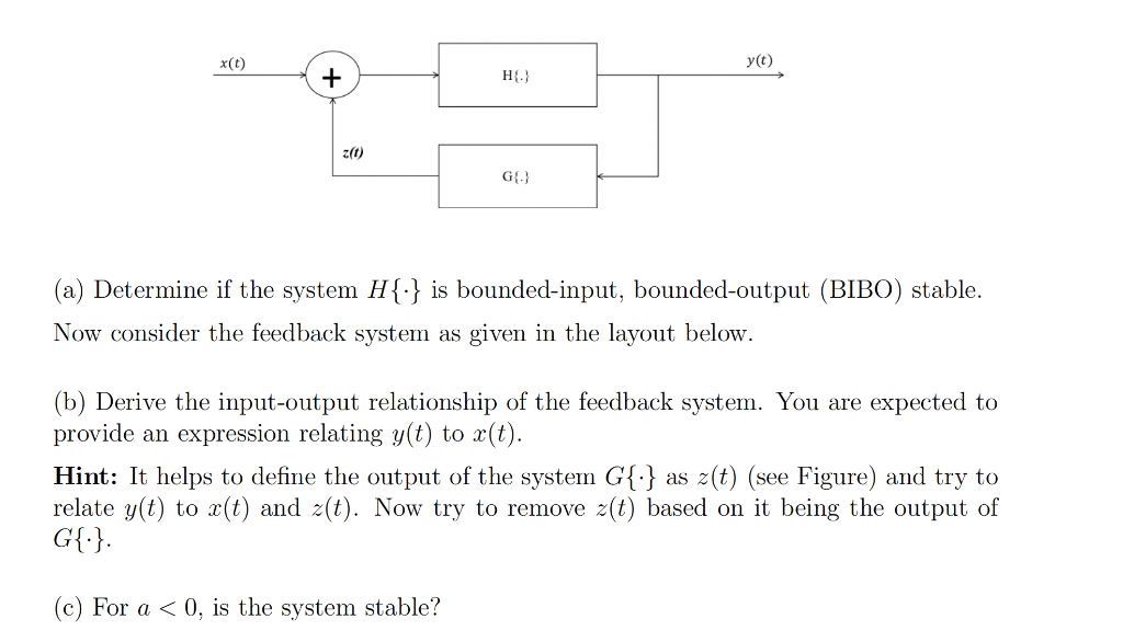 Solved 2. (A Simple Feedback System) Consider The Two | Chegg.com