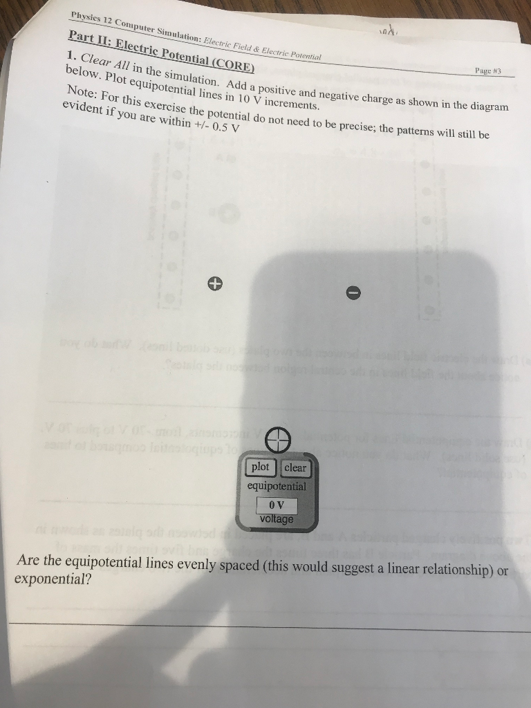 Solved 1. Describe what would happen to an electron placed | Chegg.com