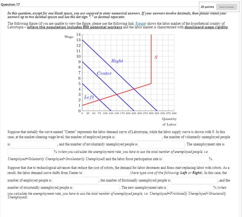 Solved Save Answer Question 17 20 points In this question, | Chegg.com