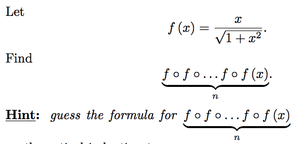 Ffoo Math Solved Let 2 Find fofo...f o f (z). Hint: guess the formula | Chegg.com