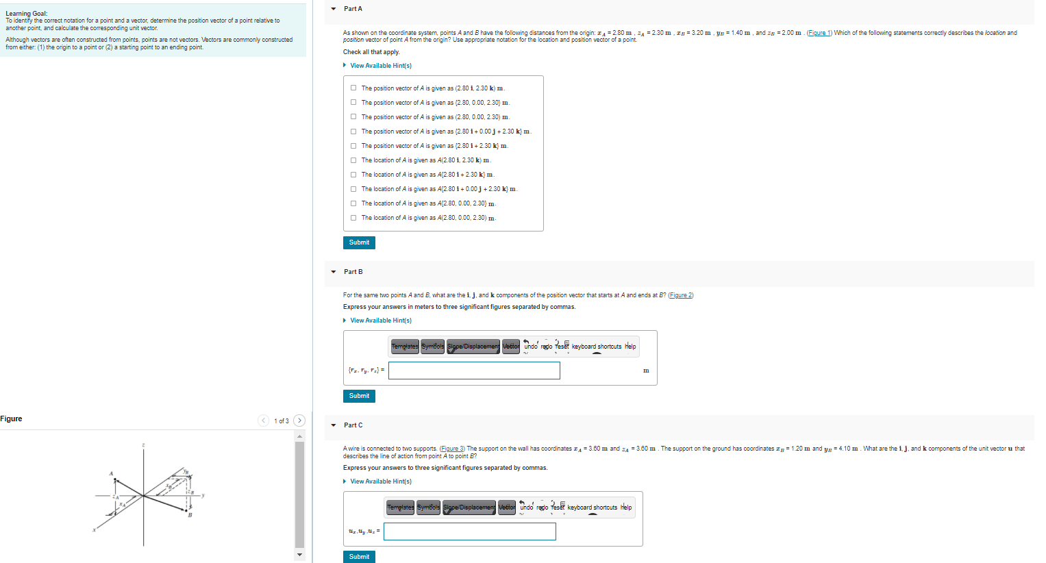 Solved Part A Leaming Goal: To identify the correct notation | Chegg.com