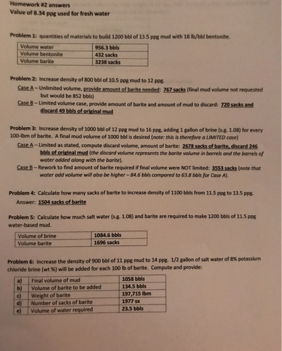 Homework #2-Material Balance Practice Set 1. | Chegg.com