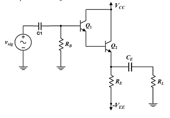 Solved The circuit of Figure 1 uses VCC = 5 V, VEE = -12 V, | Chegg.com