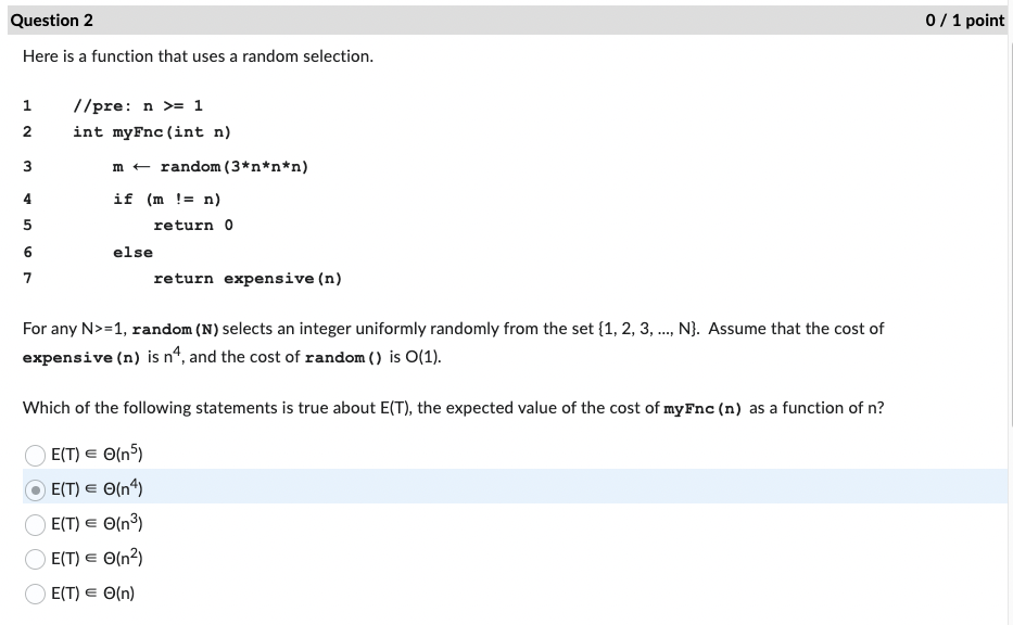 Solved The one that I selected was the wrong answer. Which | Chegg.com