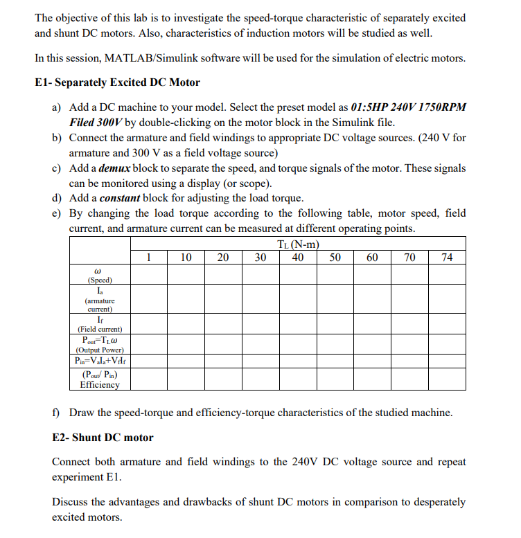 Solved The objective of this lab is to investigate the | Chegg.com