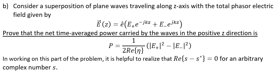 Problem 1 The Time Dependent Poynting Vector Is G Chegg Com