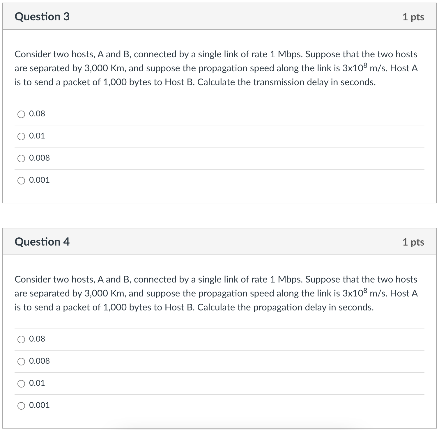 Solved Consider Two Hosts, A And B, Connected By A Single | Chegg.com