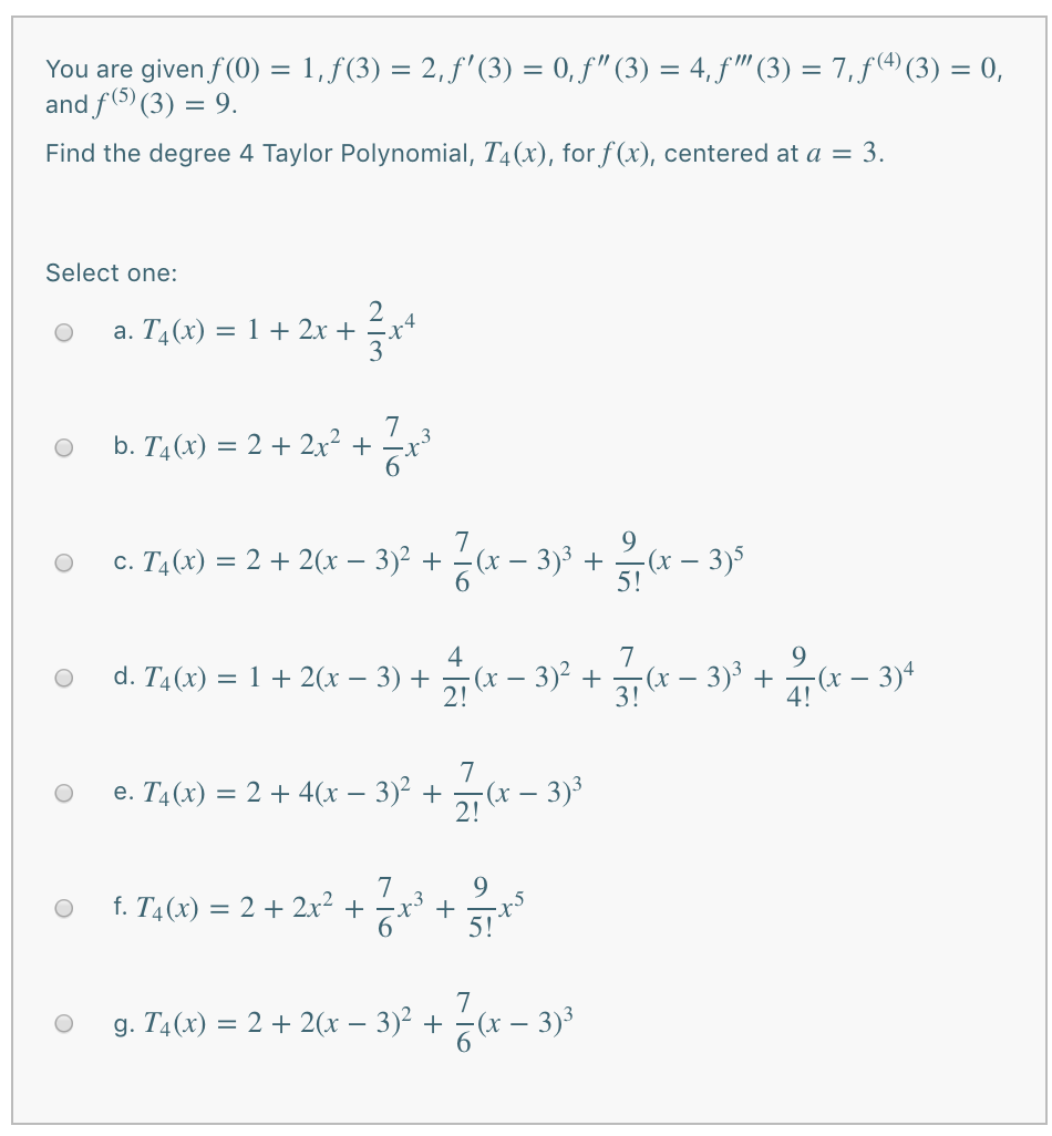 Solved You Are Given F 0 1 F 3 2 F 3 0 5 3 Chegg Com