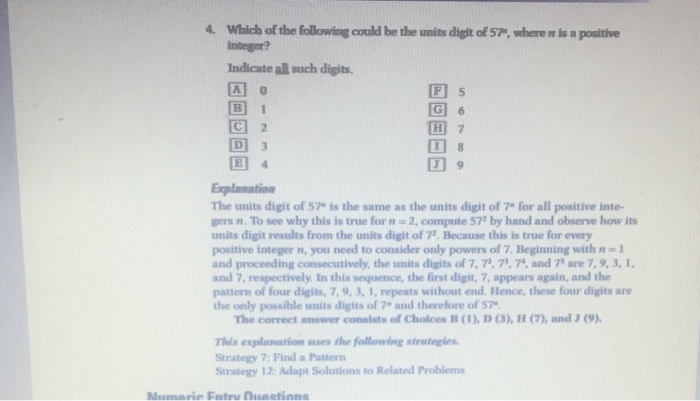 Solved Find a pattern. Can you explain in another way why | Chegg.com