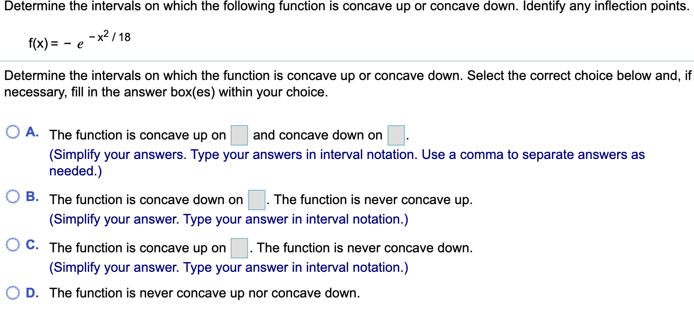Solved Determine the intervals on which the following | Chegg.com