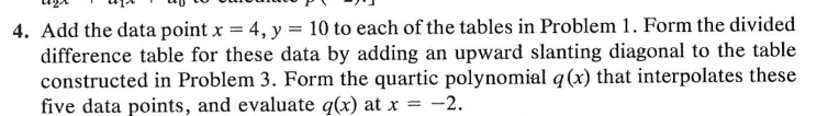Solved Need question number 4 answer using the table from | Chegg.com