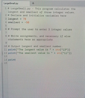 Solved I'm having issues getting my code to work, i'll post | Chegg.com
