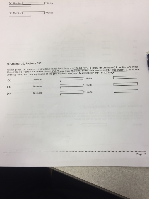 Solved A slide projector has a converging lens whose focal