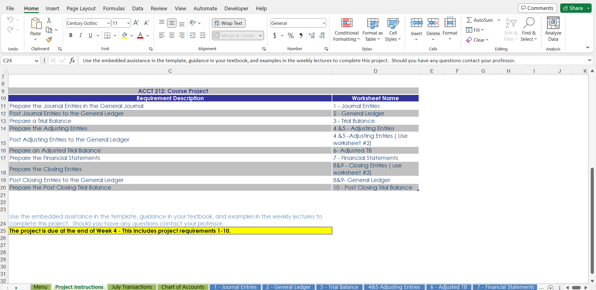 Solved The Course Project consists of 10 Requirements for | Chegg.com