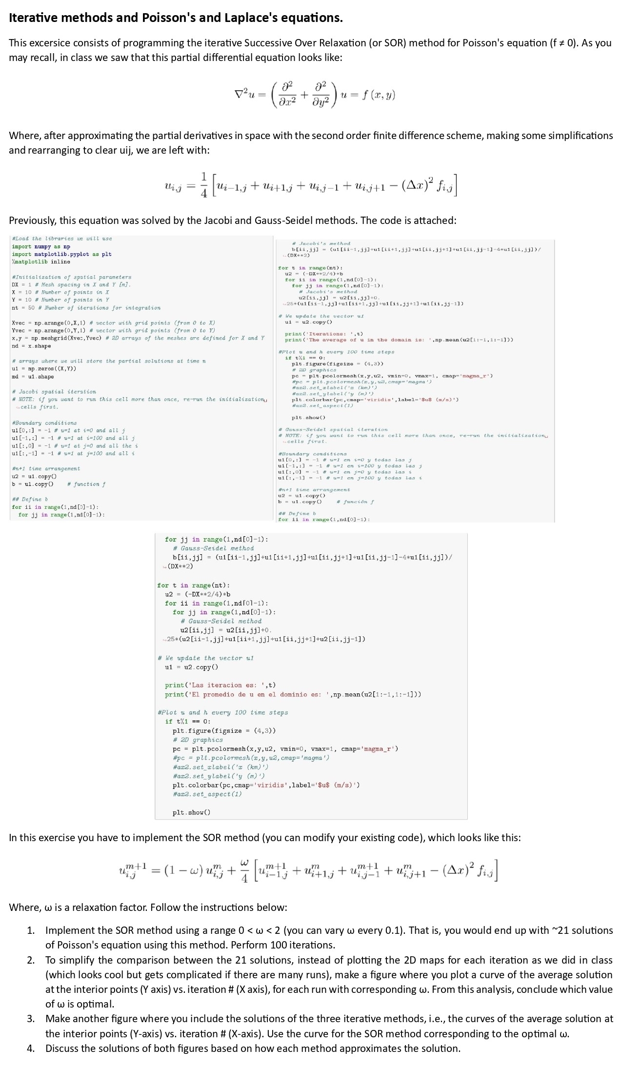 Solved Please, do this exercise in Python | Chegg.com