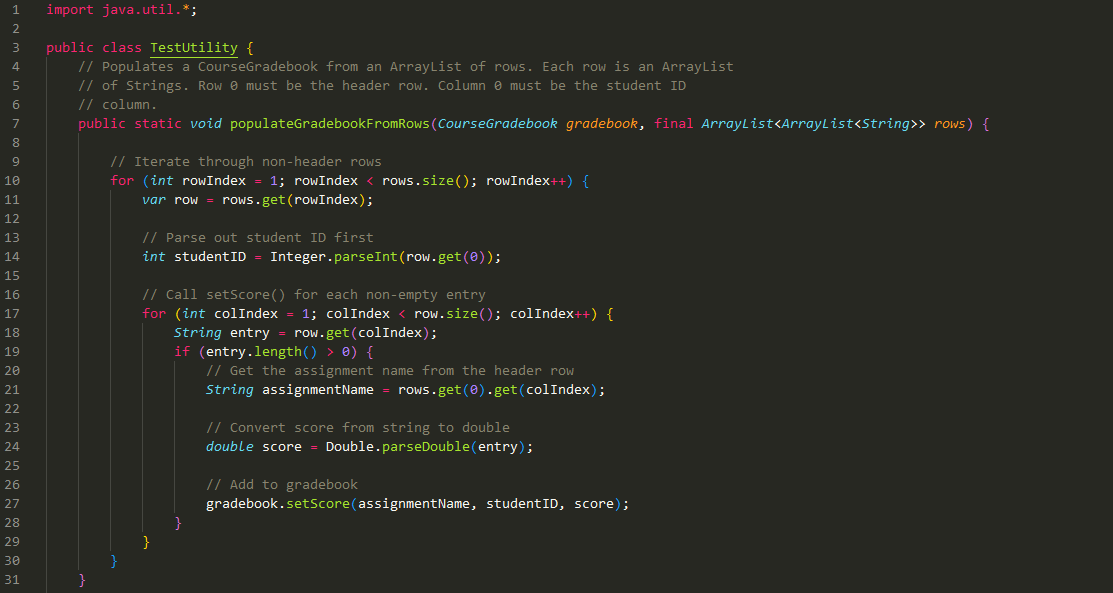Solved 6.11 LAB: Course gradebook with HashMap Step 1: | Chegg.com