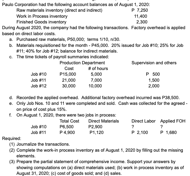 solved-paulo-corporation-had-the-following-account-balances-chegg