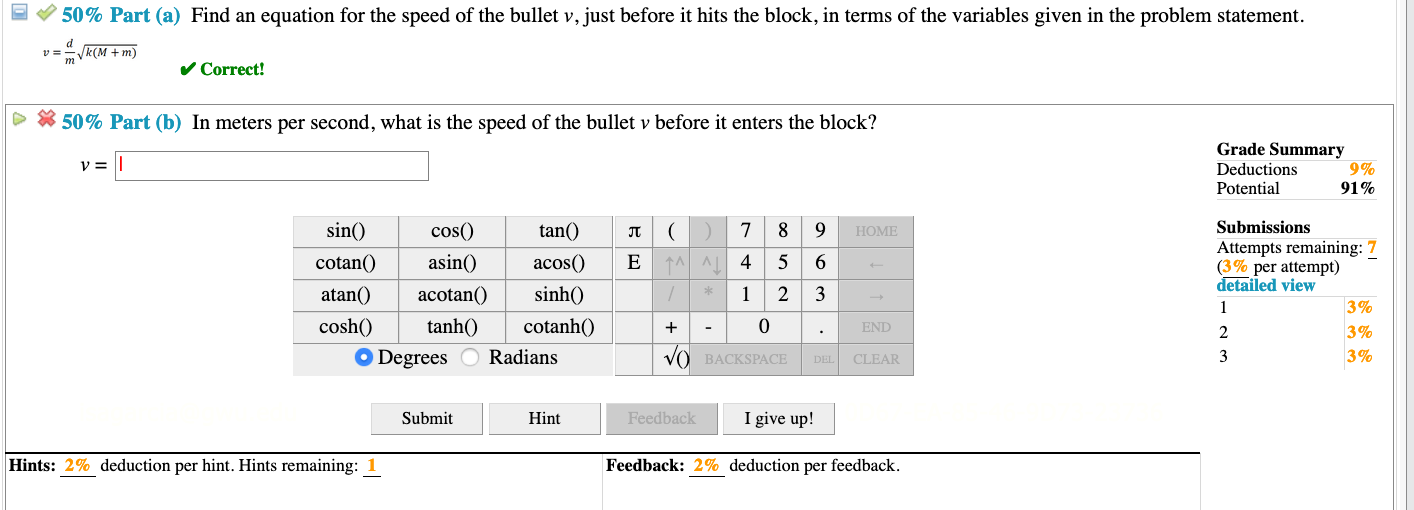 Solved A Massless Spring With Force Constant K 187 Chegg Com