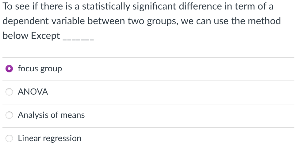 Solved To See If There Is A Statistically Significant | Chegg.com