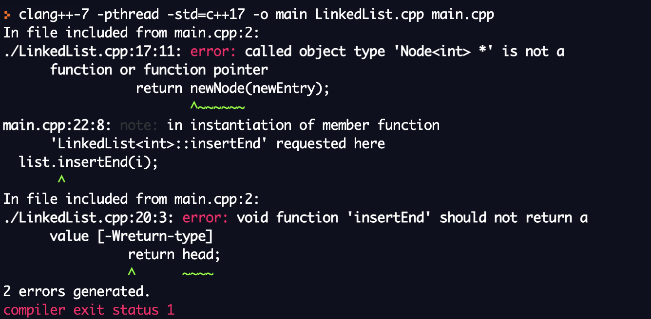 Solved In C++ I need to write a recursive function insertEnd | Chegg.com