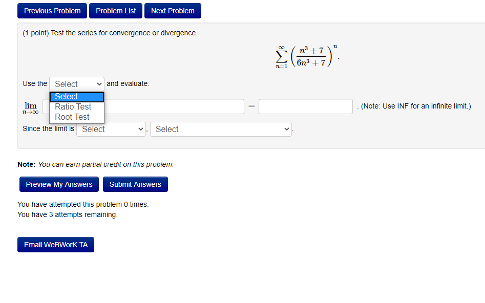 Solved Previous Problem Problem List Next Problem (1 point) | Chegg.com