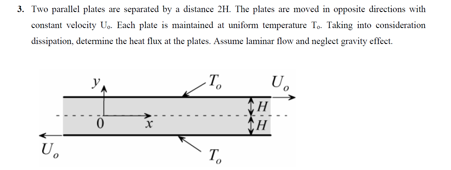 Solved 3. Two parallel plates are separated by a distance | Chegg.com
