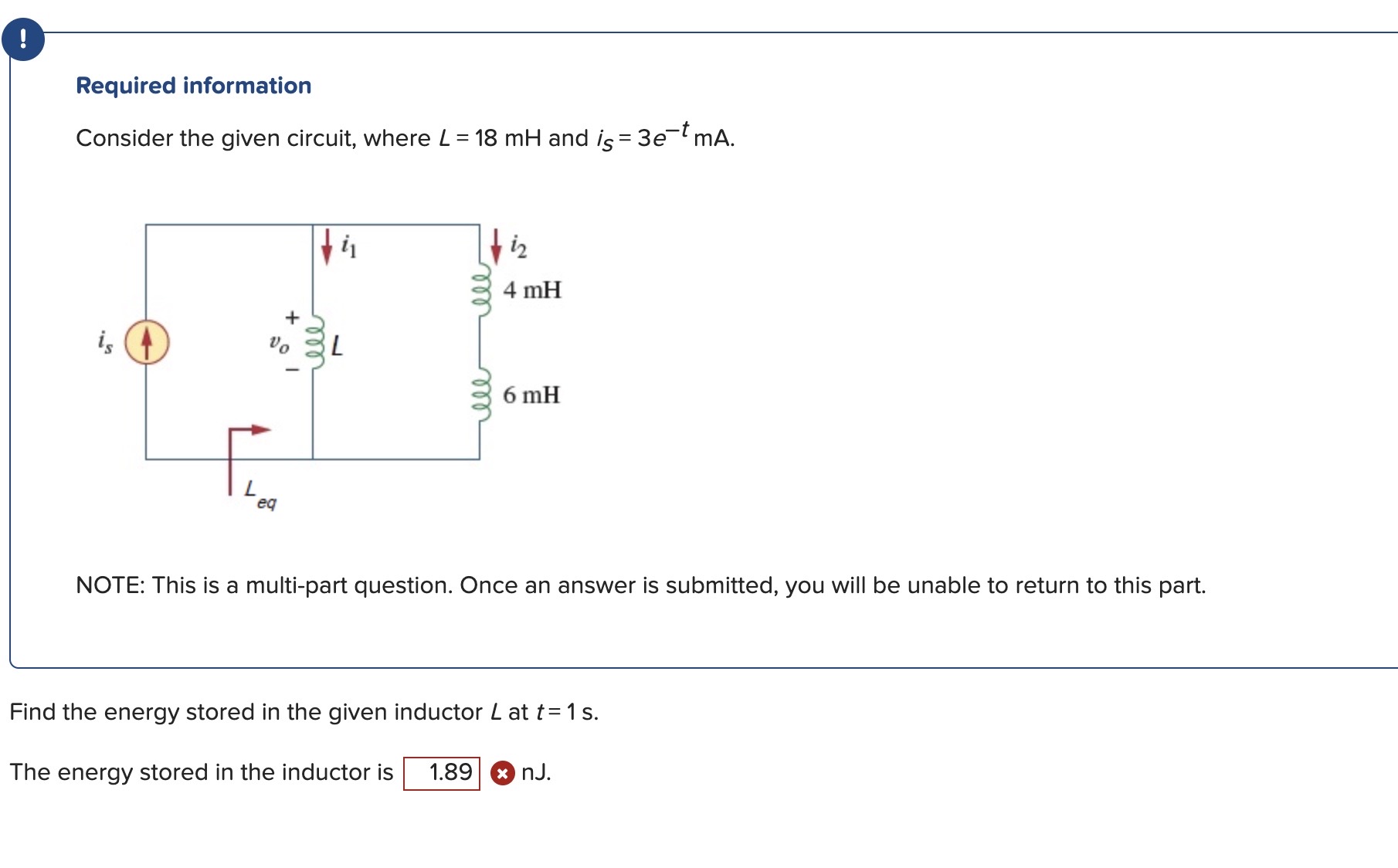 Solved Required Information Consider The Given Circuit, | Chegg.com