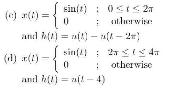 Solved 15. Perform the convolution of the signal r(t) with | Chegg.com