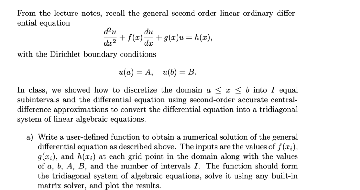 From The Lecture Notes Recall The General Second Chegg Com