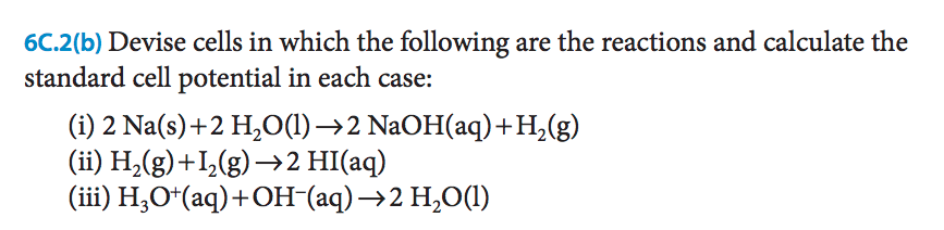 Solved 6c.2(b) Devise Cells In Which The Following Are The 