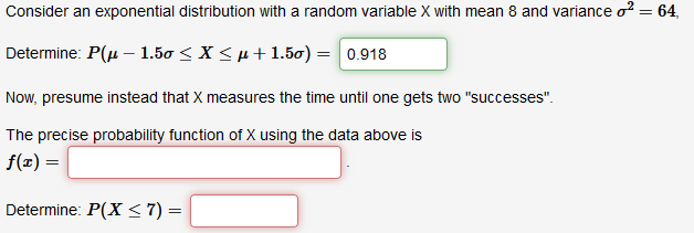 Solved Consider an exponential distribution with a random | Chegg.com