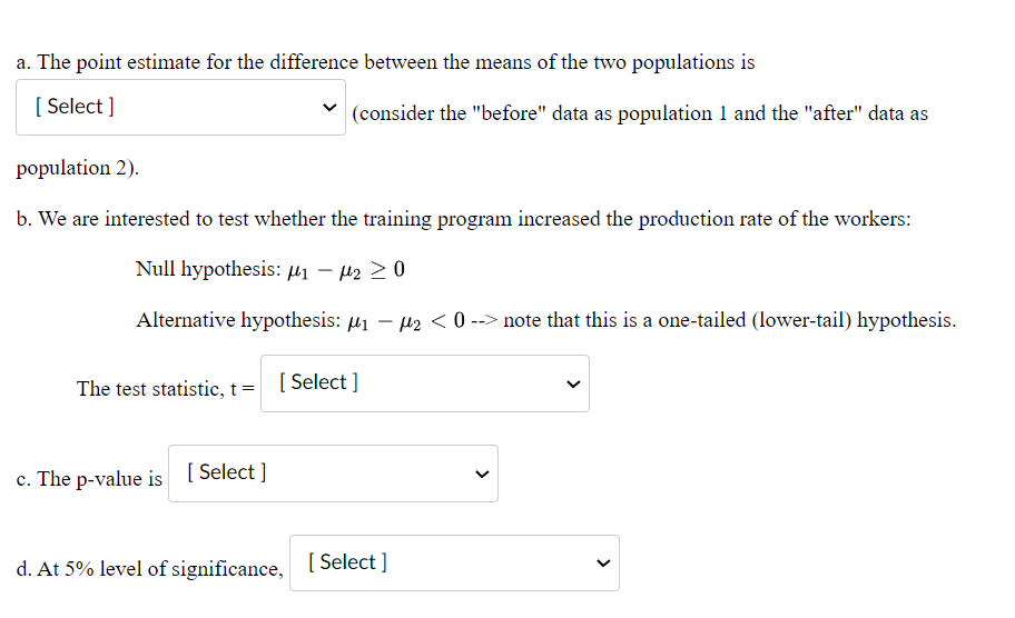 Solved The following information was obtained to evaluate | Chegg.com