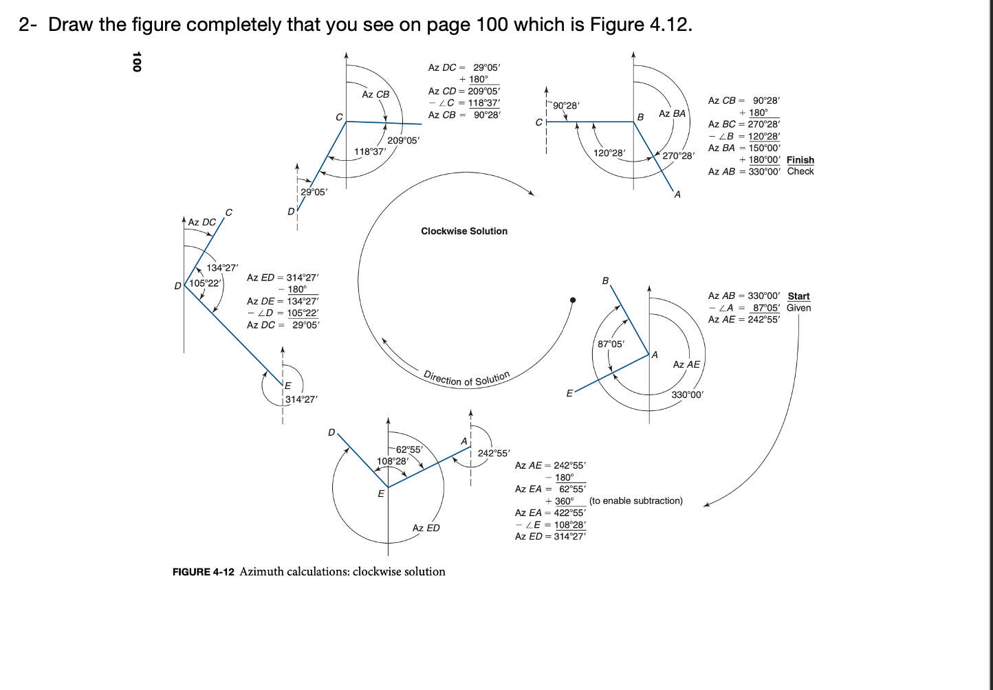 Solved 1- Draw the figure on page 98- Figure 4-10 show all | Chegg.com